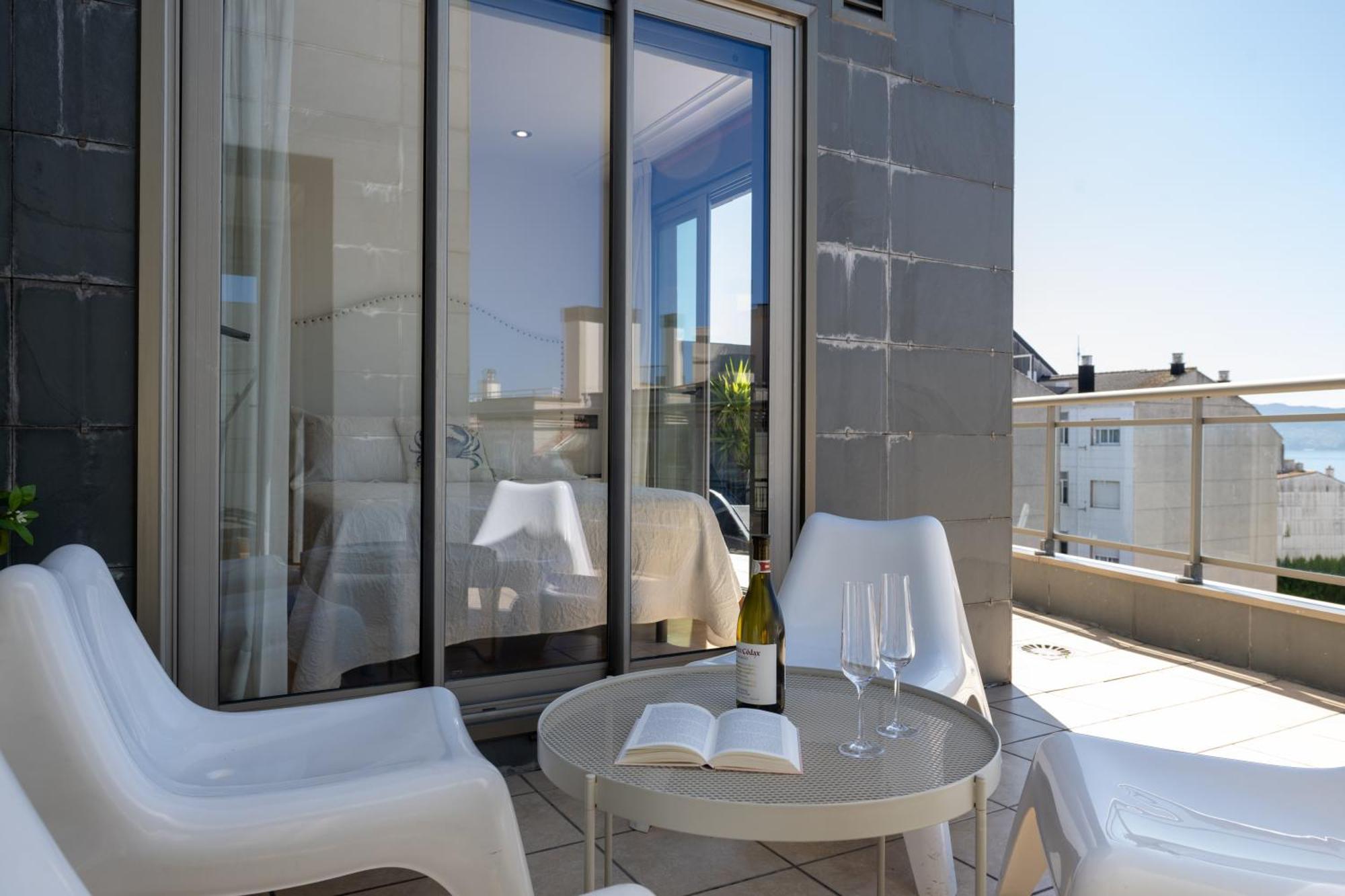 Ático De Lux Sanxenxo Apartamento Exterior foto